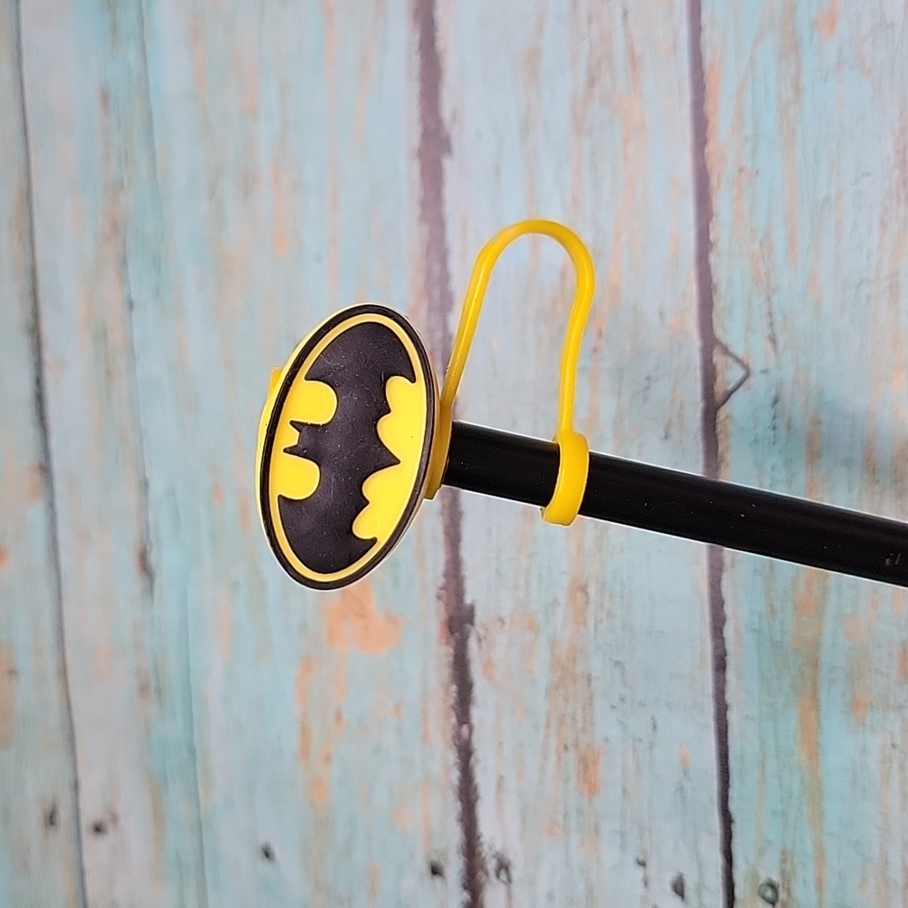 Batman Logo Straw Topper - Picture 1 of 5